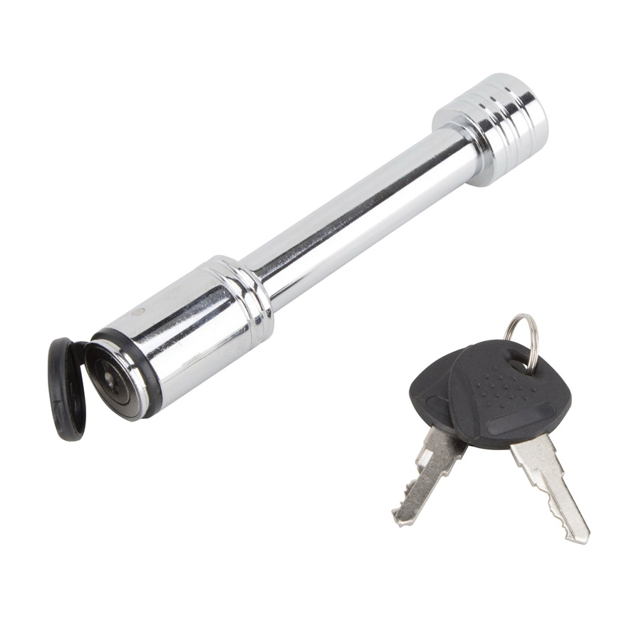 HBB07 Straight Pin Lock, 5/8 in Dia Pin, 5-1/2 in OAL, Steel, Chrome