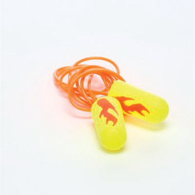 E-A-Rsoft Neon Blasts Series 311-1252 Ear Plugs, 33 dB NRR, Tapered, One-Size Ear Plug, Polyurethane Ear Plug - 3