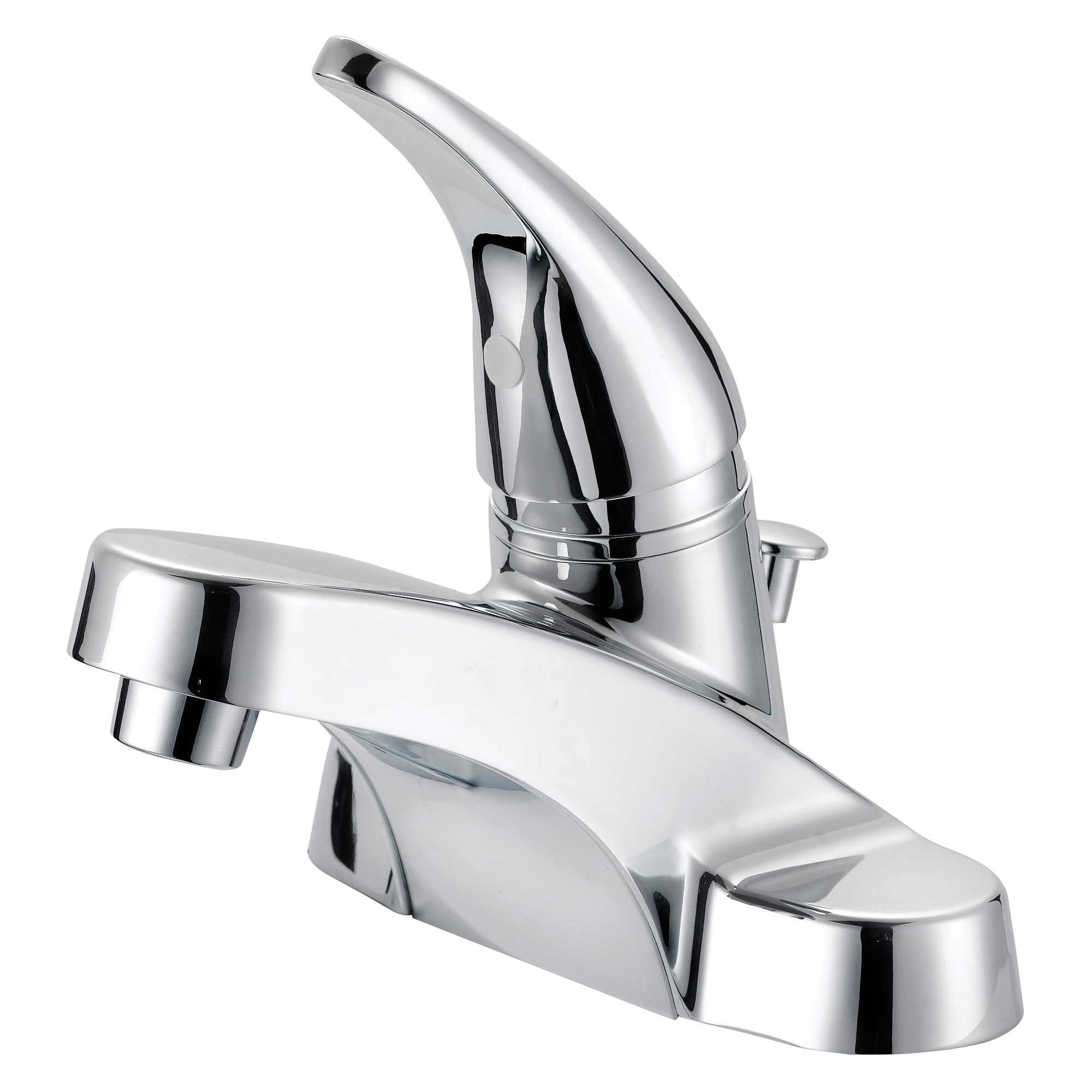 TQ-F4510042CP Lavatory Faucet, 1.2 gpm, 1-Faucet Handle, 3-Faucet Hole, Metal/Plastic, Chrome Plated