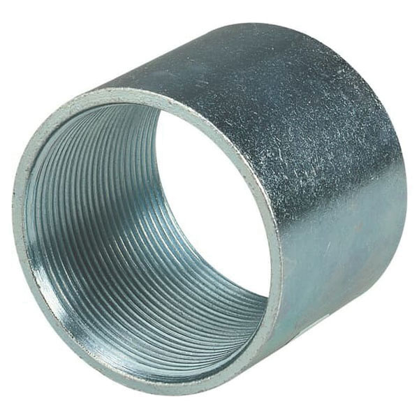 Steel City TRC114-1 Rigid Conduit Coupling, 1-1/4 in Threaded, Steel, Galvanized