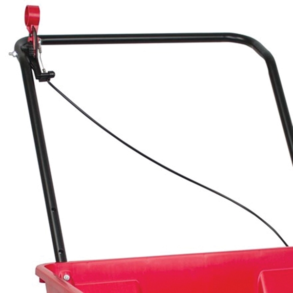 Chapin 8000A Lawn Spreader, 65 lb, Steel Frame, Poly Hopper, Deep Lug Wheel