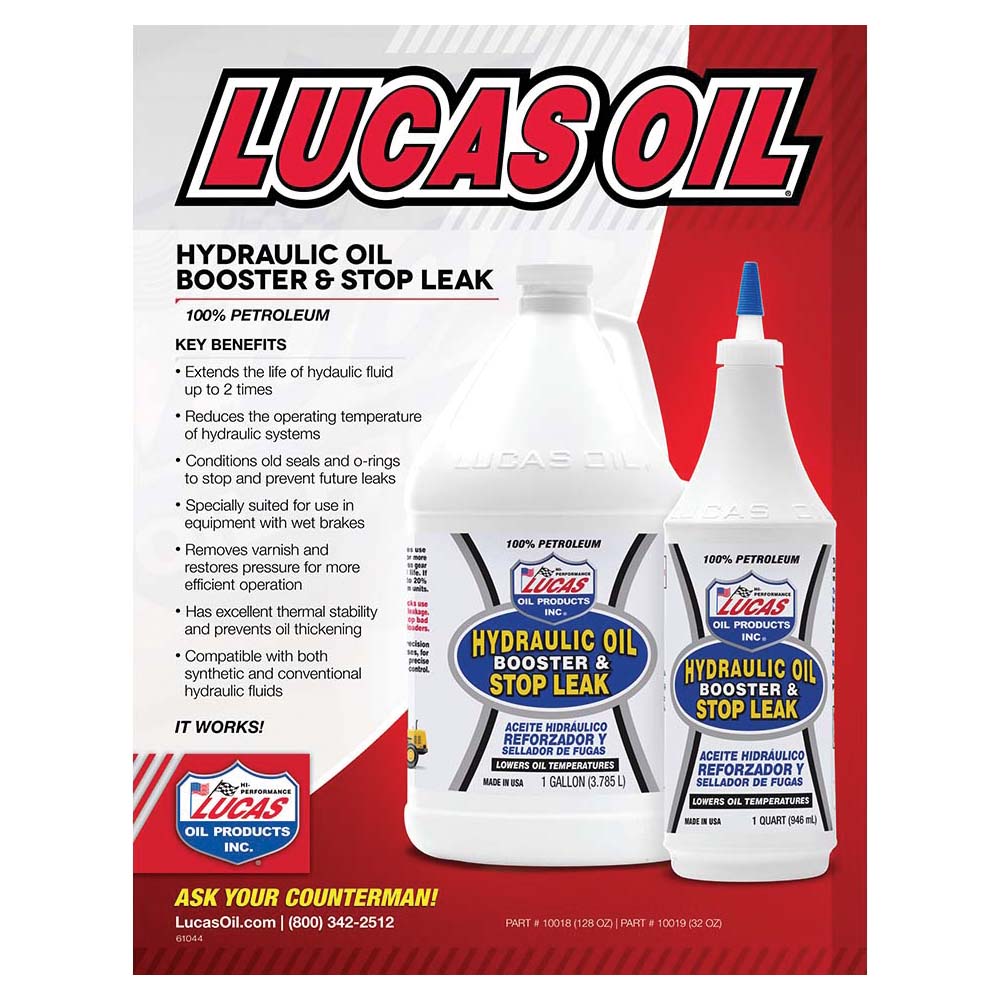 Lucas Oil LUC10018 Booster and Stop Leak, 1 gal