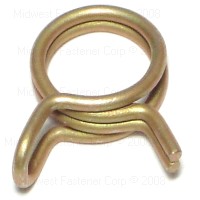 Midwest Fastener 70223 Hose Clamp, 9/16 in Hose