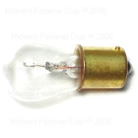Midwest Fastener 65607 Miniature Light Bulb, 12.8 V, Single Contact Bayonet, #1156