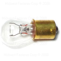 Midwest Fastener 65605 Miniature Light Bulb, 12.8 V, Single Contact Bayonet, #1073