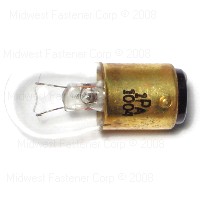 Midwest Fastener 65603 Miniature Light Bulb, 14 V, Double Contact Bayonet, #1004