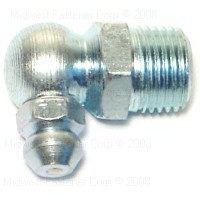 Midwest Fastener 63231 Grease Fitting, Zinc, 1/8 in, MIP, Steel
