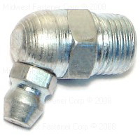 Midwest Fastener 63228 Grease Fitting, 1/8 in, Zinc, MIP