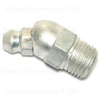 Midwest Fastener 63226 Grease Fitting, 1/8 in, MIP, Steel, Zinc