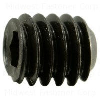 Midwest Fastener 60983 Set Screw, #8-32 Thread, 3/16 in L, Coarse Thread, Socket Drive, Steel, 25 PK