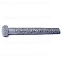 53510 Hex Bolt, 3/4-10 Thread, 7 in OAL, Galvanized, Coarse Thread