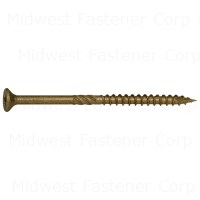 53298 Deck Screw, #9 Thread, 3 in L, Bugle Head, Star Drive, Steel, XL1500-Coated, 730 PK