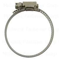 Midwest Fastener 36648 Flat Hose Clamp, Stainless Steel