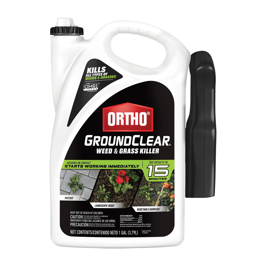 GROUNDCLEAR 4613905 Weed and Grass Killer, Liquid, Spray Application, 1 gal Bottle