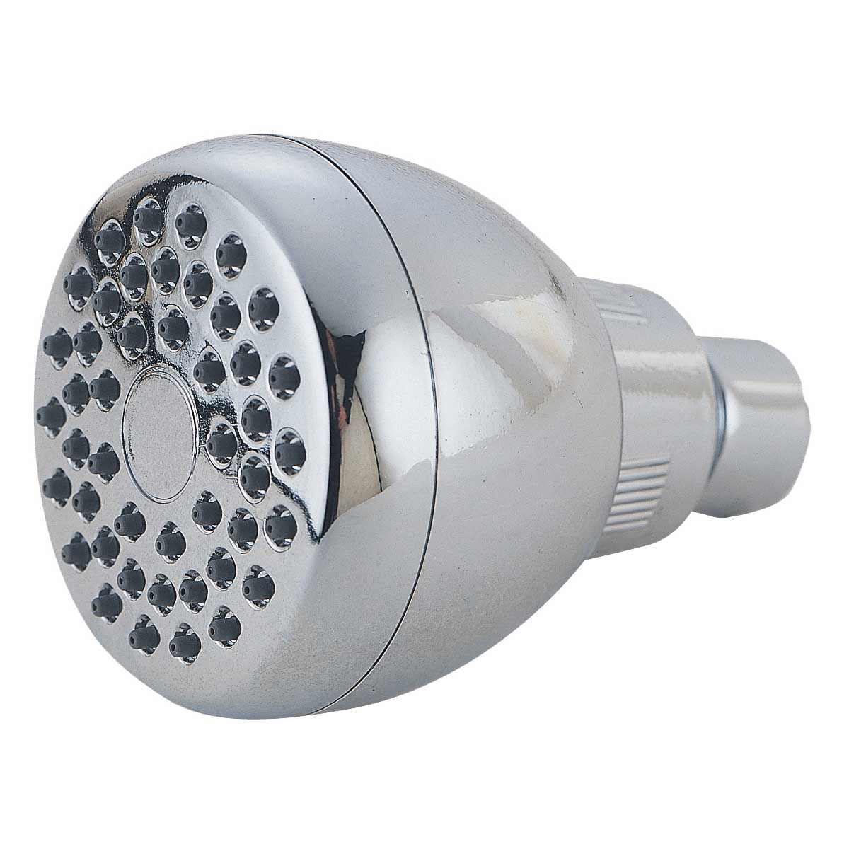 B11041CP Shower Head, 1.75 gpm, 1/2-14 NPT Connection, Threaded, 1-Spray Function, Plastic, Chrome