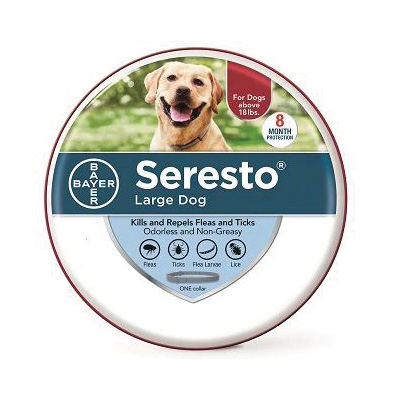 Seresto 91179 Flea and Tick Collar, L, Lasts up to: 18 months