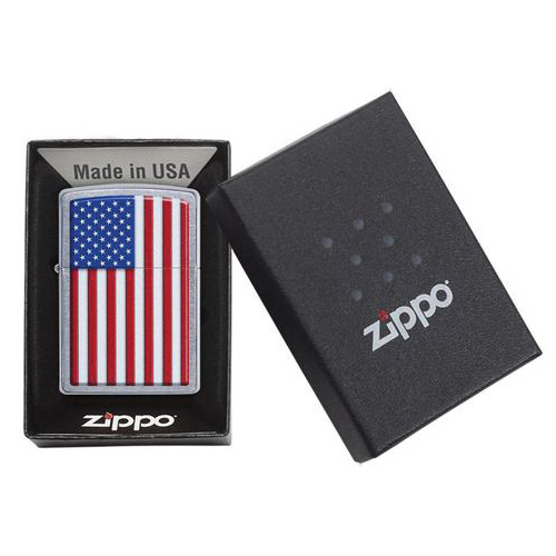 Zippo 29722-000003 Patriotic Windproof Pocket Lighter, Refillable: Yes, Street Chrome - 4