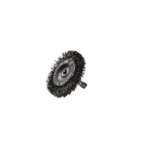 Century Drill & Tool® 76431 - 3 Coarse Steel Crimped Drill Radial Wheel  Brush 