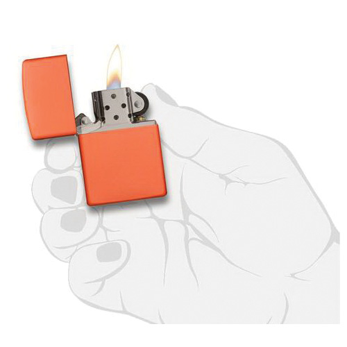 Zippo Classic 231-000156 Lighter, Refillable: Yes, Orange - 4