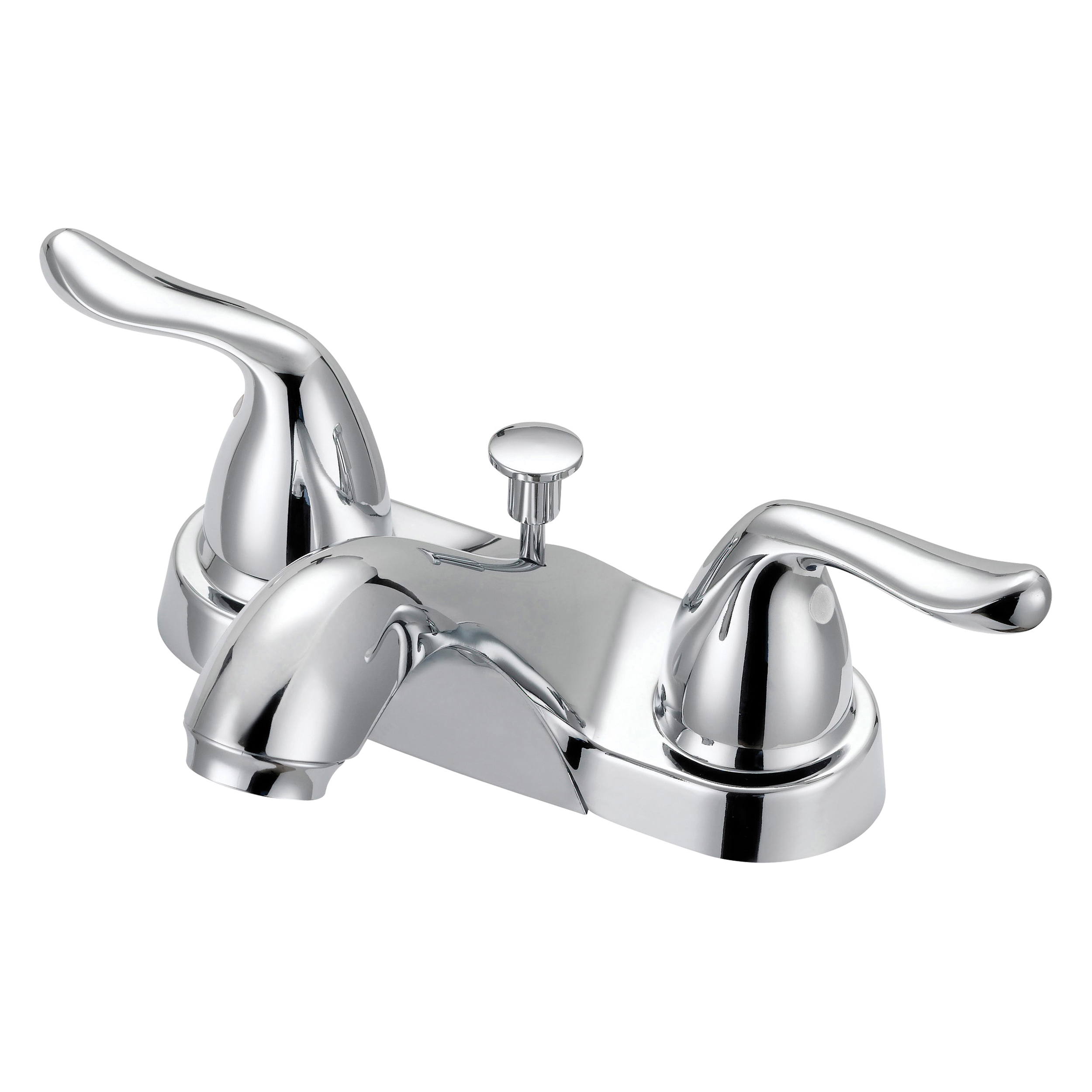 F5121033CP Lavatory Faucet, 1.2 gpm, 2 -Faucet Handle, 3 -Faucet Hole, Metal, Chrome, Lever Handle