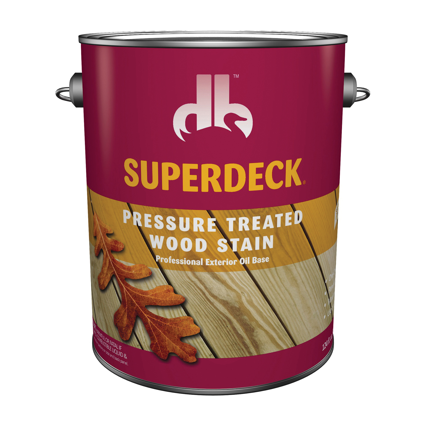 Duckback DPI020144-16 Wood Stain, Valley, Liquid, 1 gal, Oil Base