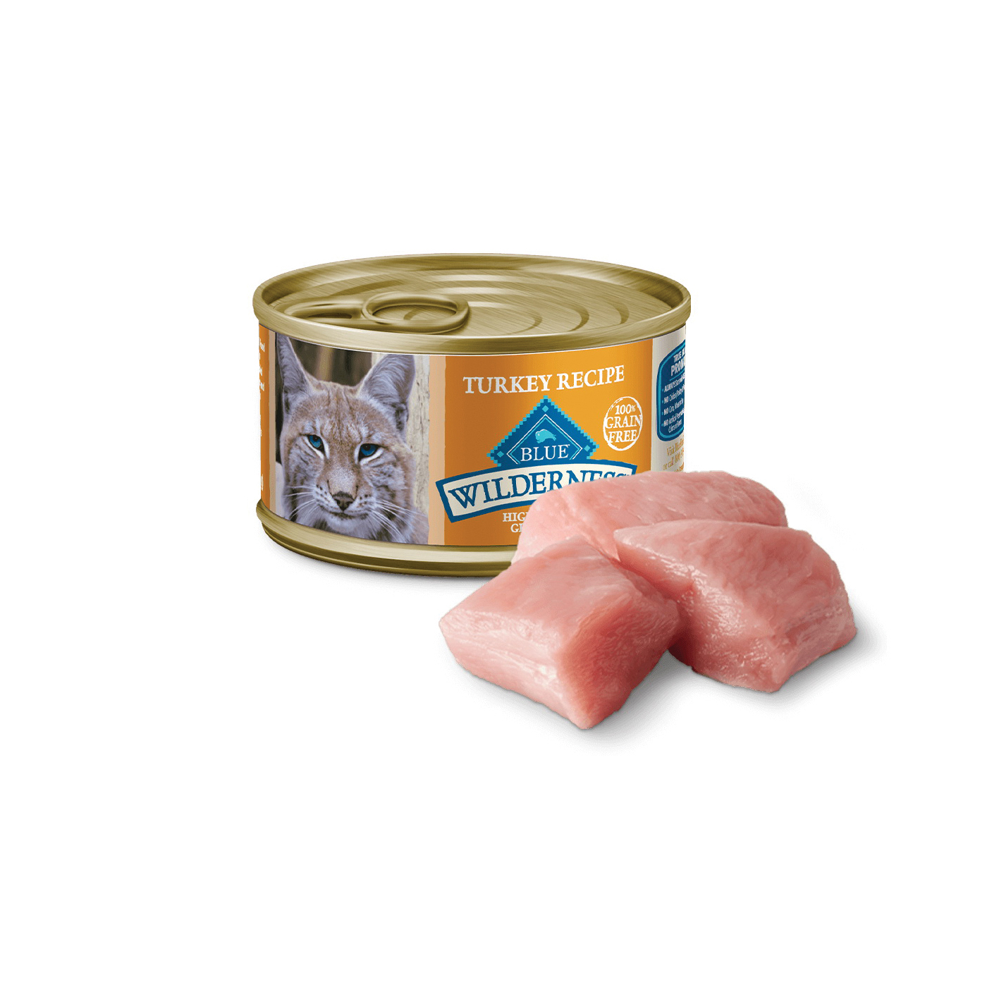 Blue Wilderness 596768 Cat Food Wet Turkey 5.5 oz Can