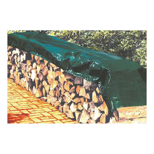 Polytuf Forest Shade A30X50 UV Tarp, 50 ft L, 30 ft W, 9 to 10 mil Thick, HDPE, Green - 1