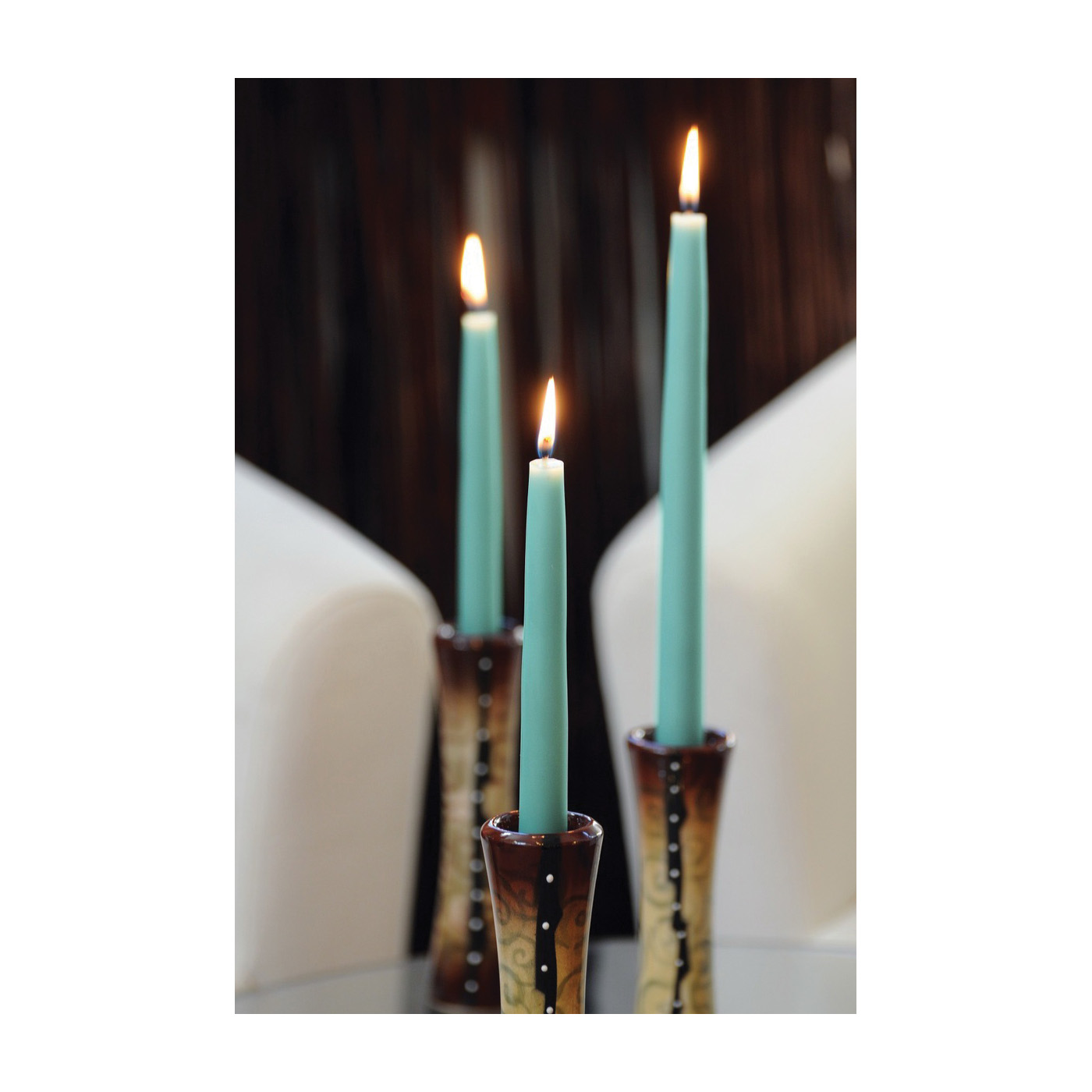 Root 72147 Taper Candle, 1 hr Burning, White Candle - 3