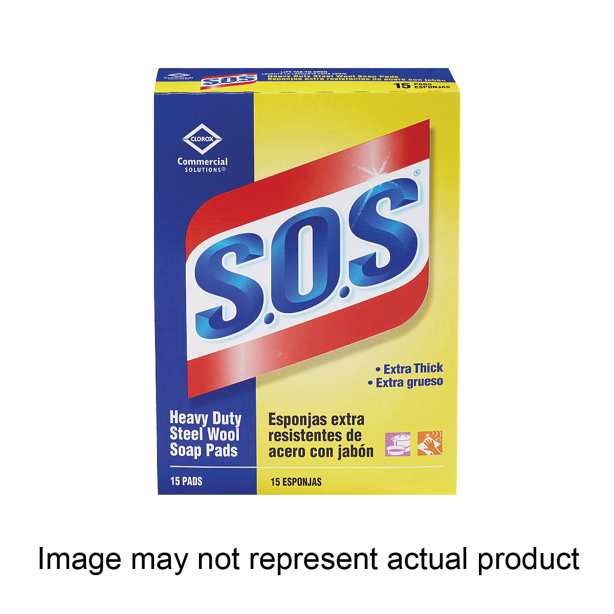 S.O.S 98041 Soap Pad, Steel Abrasive - 1