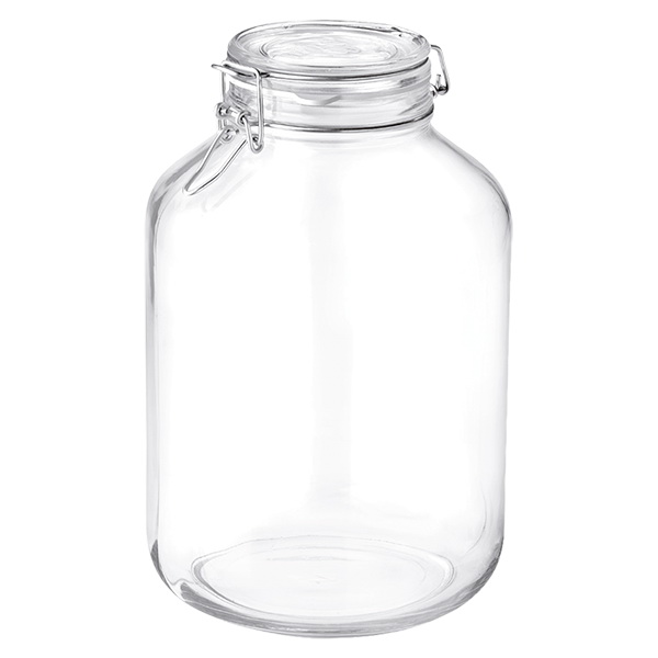Fido 149270 Storage Jar, 169 oz Capacity, Glass - 1