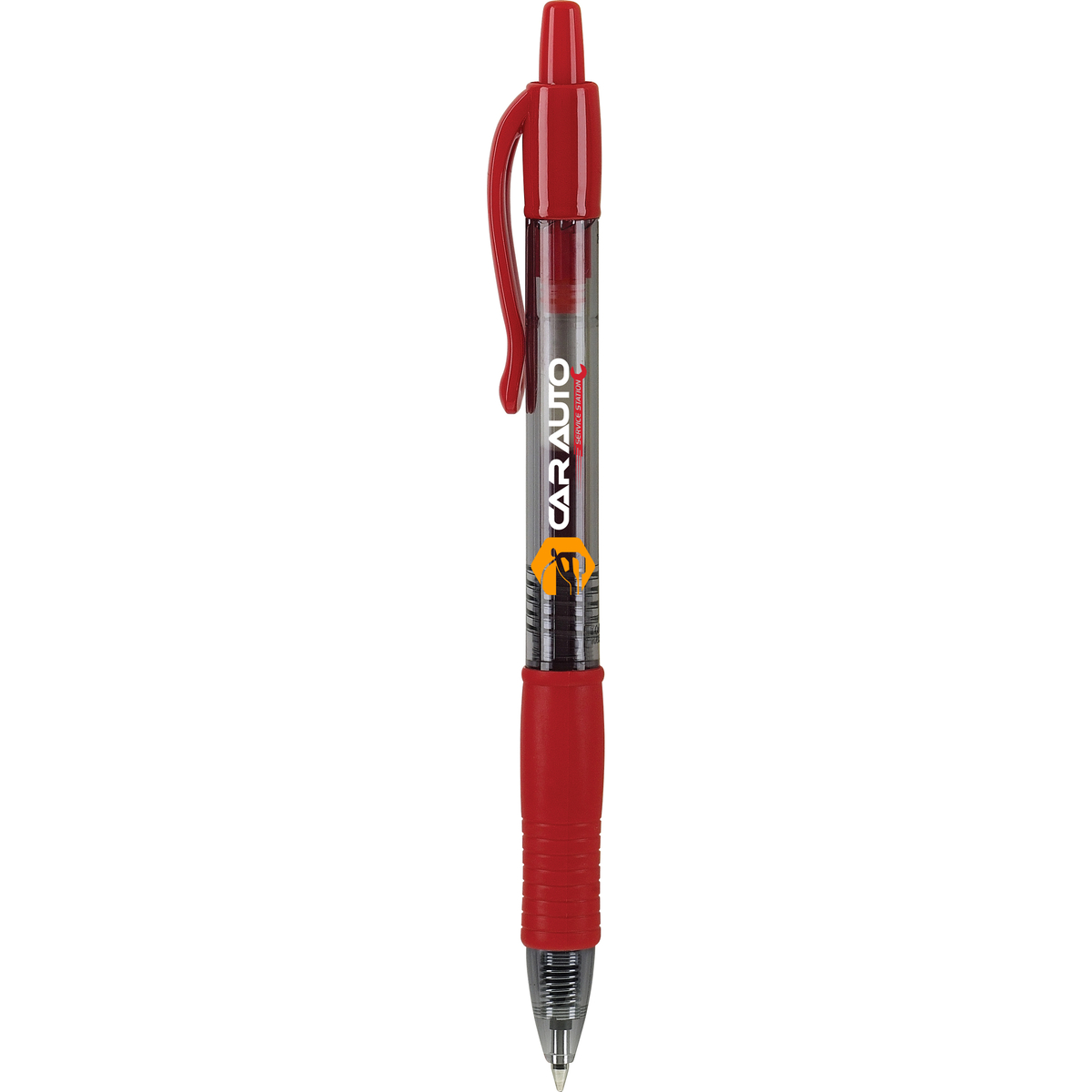 G2 31247 Roller Pen, Retractable, 0.7 mm Tip, Fine Tip, Burgundy Ink, Gel Ink, Contoured Grip - 2