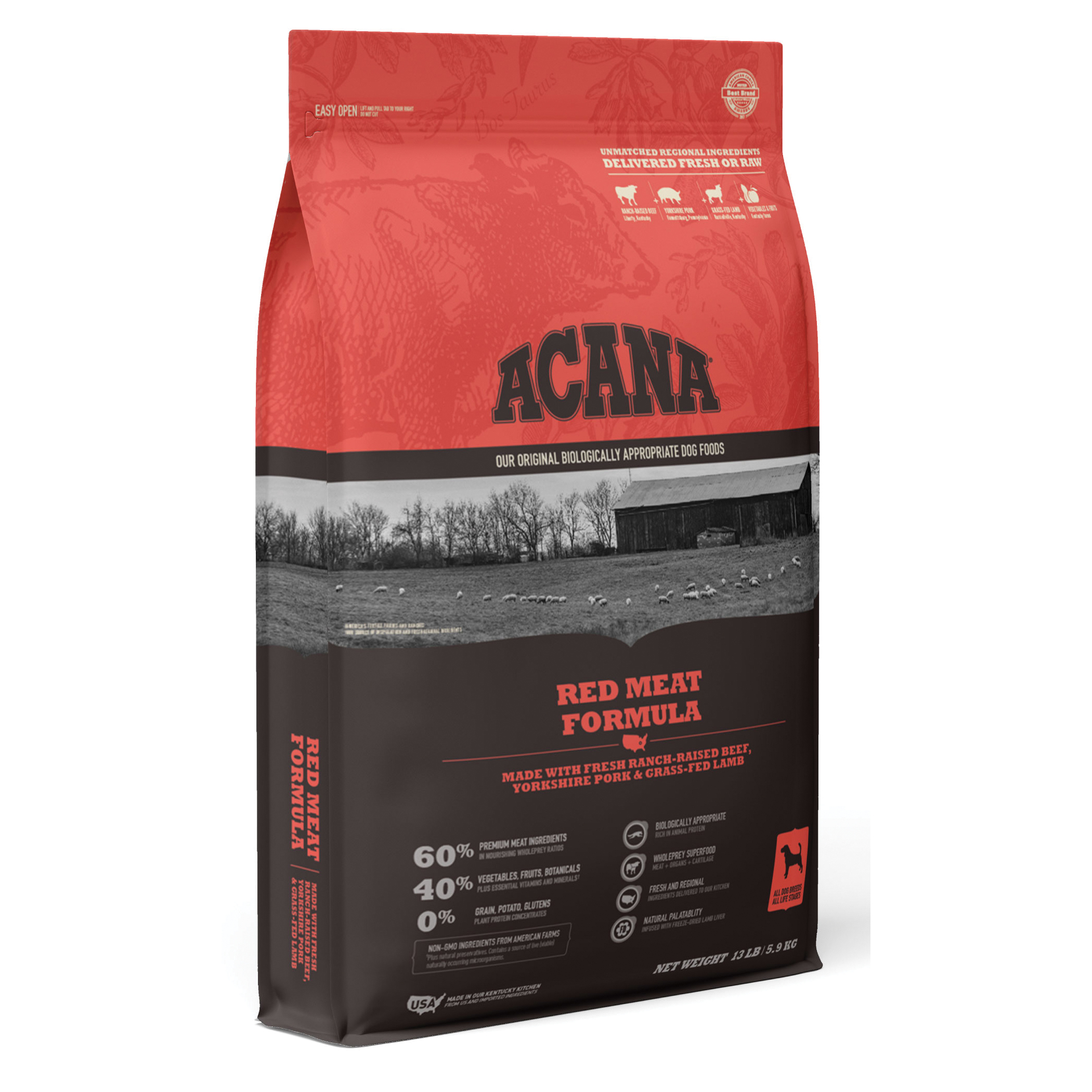 Acana DAC3265-13 Dog Food, Dry, 13 lb - 1