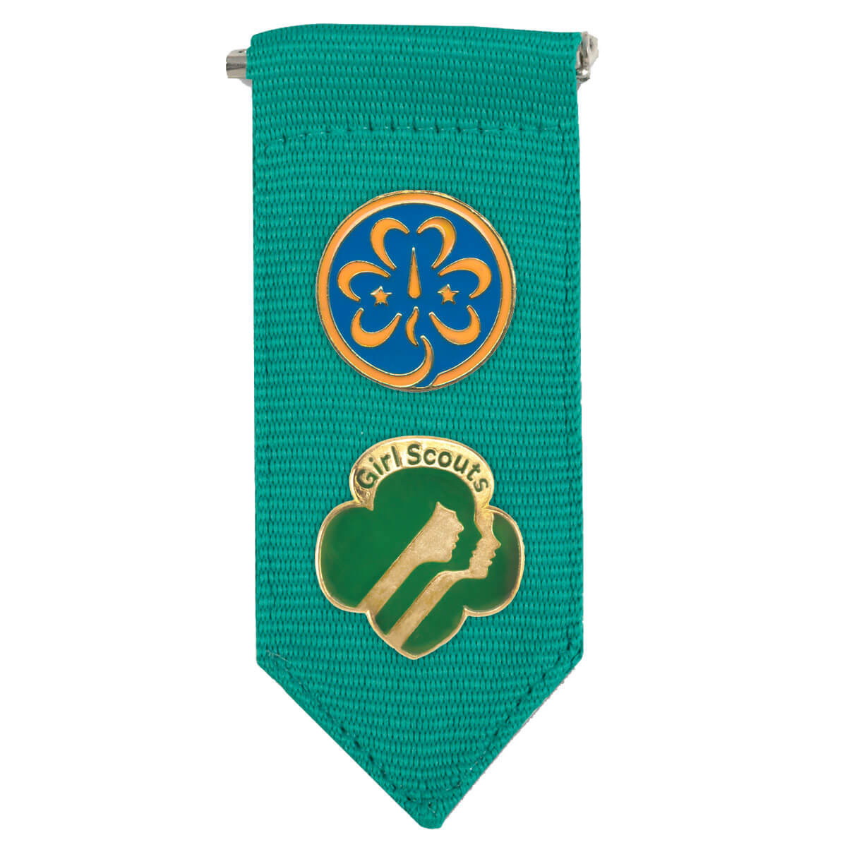 Girl Scouts 14031 Junior Insignia Tab, Polyester, Jade Green - 2