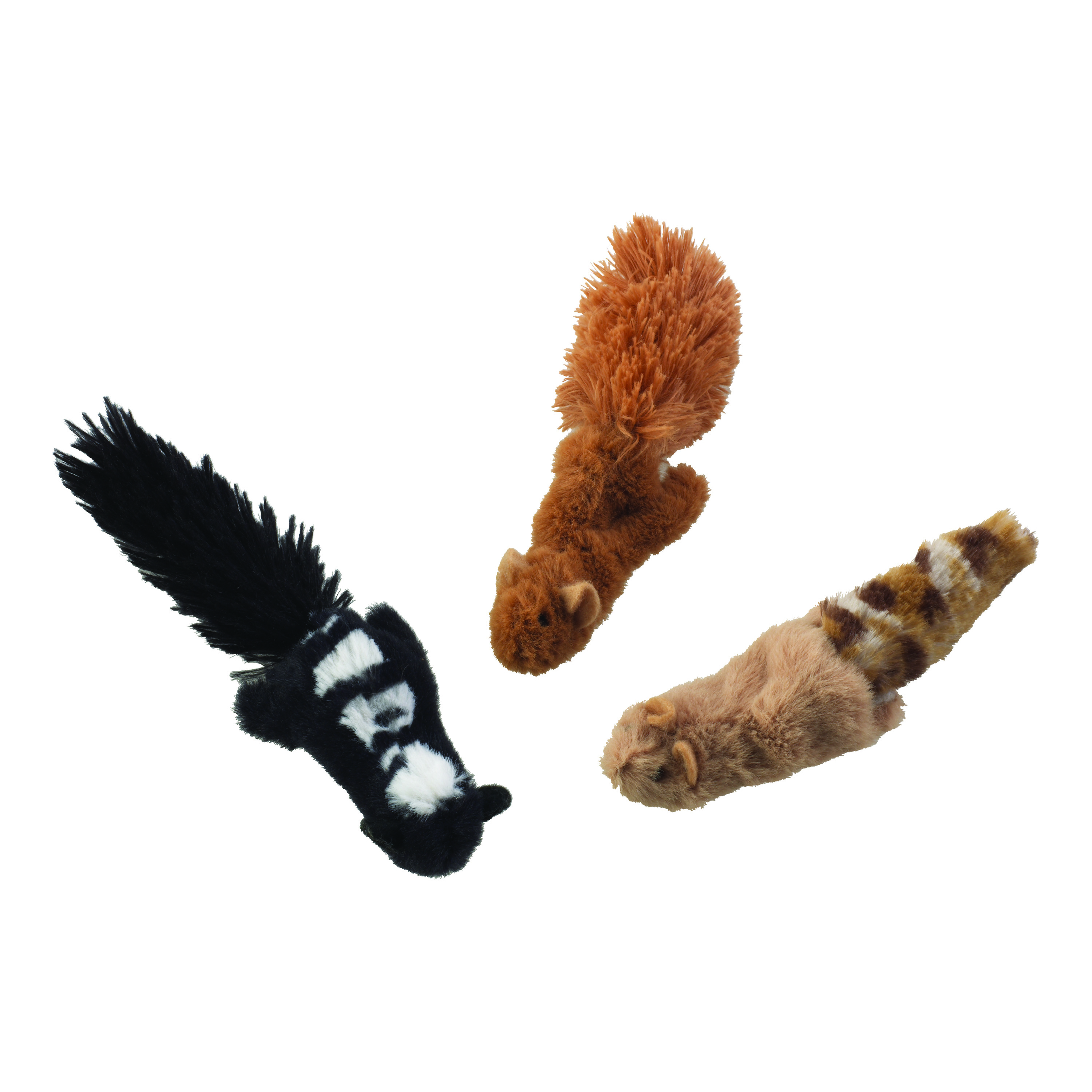 Skinneeez 2680 Cat Toy, Forest Creature, Assorted - 1