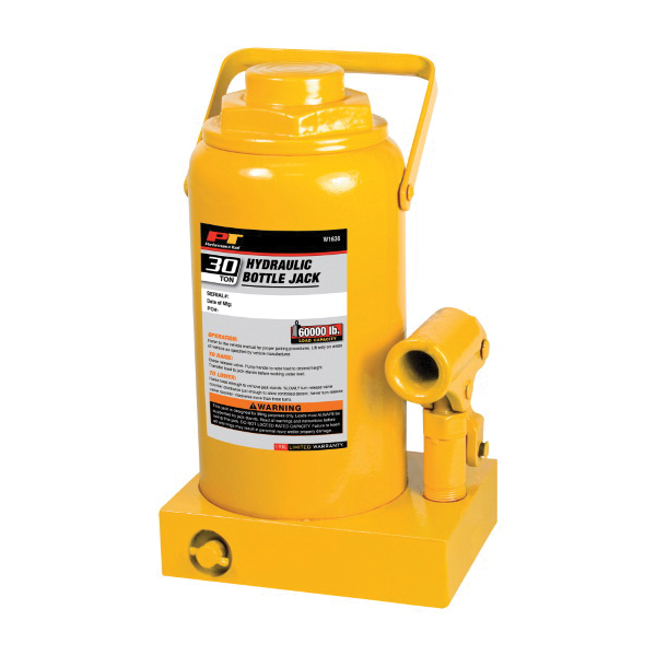 Performance Tool W1636 Bottle Jack, 30 ton, 11-1/4 to 18-1/4 in Lift