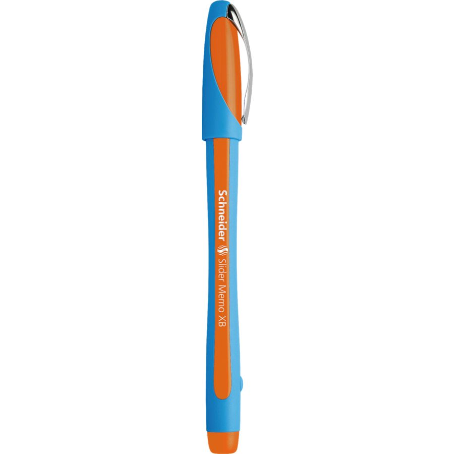 Schneider Electric Slider Memo 150201 Ballpoint Pen, Conical Tip, Black Ink, Rubberized Grip - 1