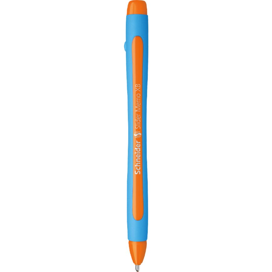 Schneider Electric Slider Memo 150201 Ballpoint Pen, Conical Tip, Black Ink, Rubberized Grip - 2