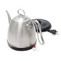 Chantal Mia Ekettle ELSL37-03M Electric Water Kettle, 32 oz Capacity, 1000 W, Stainless Steel, Brushed Stainless Steel - 2
