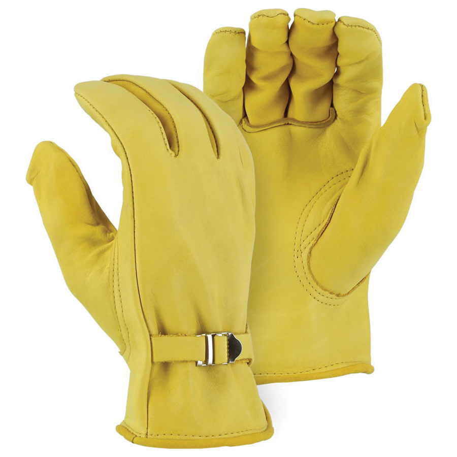 The Glove Wagon 754-L Jk Dukes Gloves, L, Cowhide Leather - 1