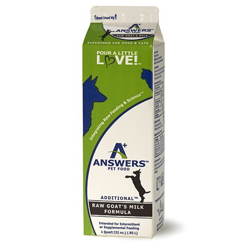 Answers AP02556 Raw Goat Milk, Special Diet: GMO-Free, Liquid, 32 oz - 1