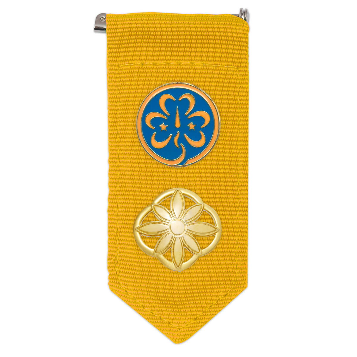 Girl Scouts 14141 Daisy Insignia Tab, Polyester, Yellow - 2