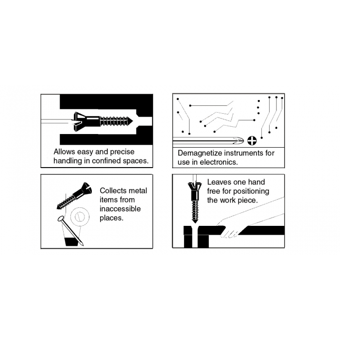 Wiha 40010 Magnetizer and Demagnetizer, Plastic - 5