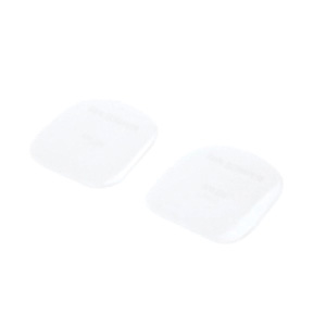 Fox Run 2 1/2 x 2 1/2 White Nylon Pan Scraper - 2/Set