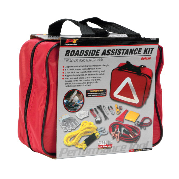 Performance Tool W1555 Deluxe Roadside Assistance Kit - 1
