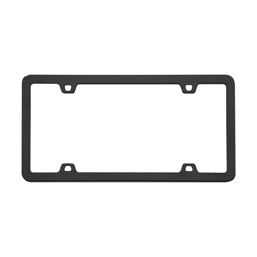 Cruiser Accessories Neo 15050 License Plate Frame, 12.3 in L, 6.3 in W, Metal, Black - 2