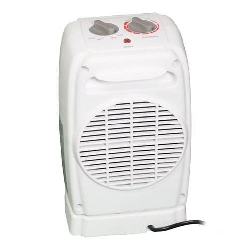 Comfort Glow Portable Electrics CEH255 Oscillating Ceramic Heater, 15 A, 120 V, 1500 W, 5120 Btu Heating, White