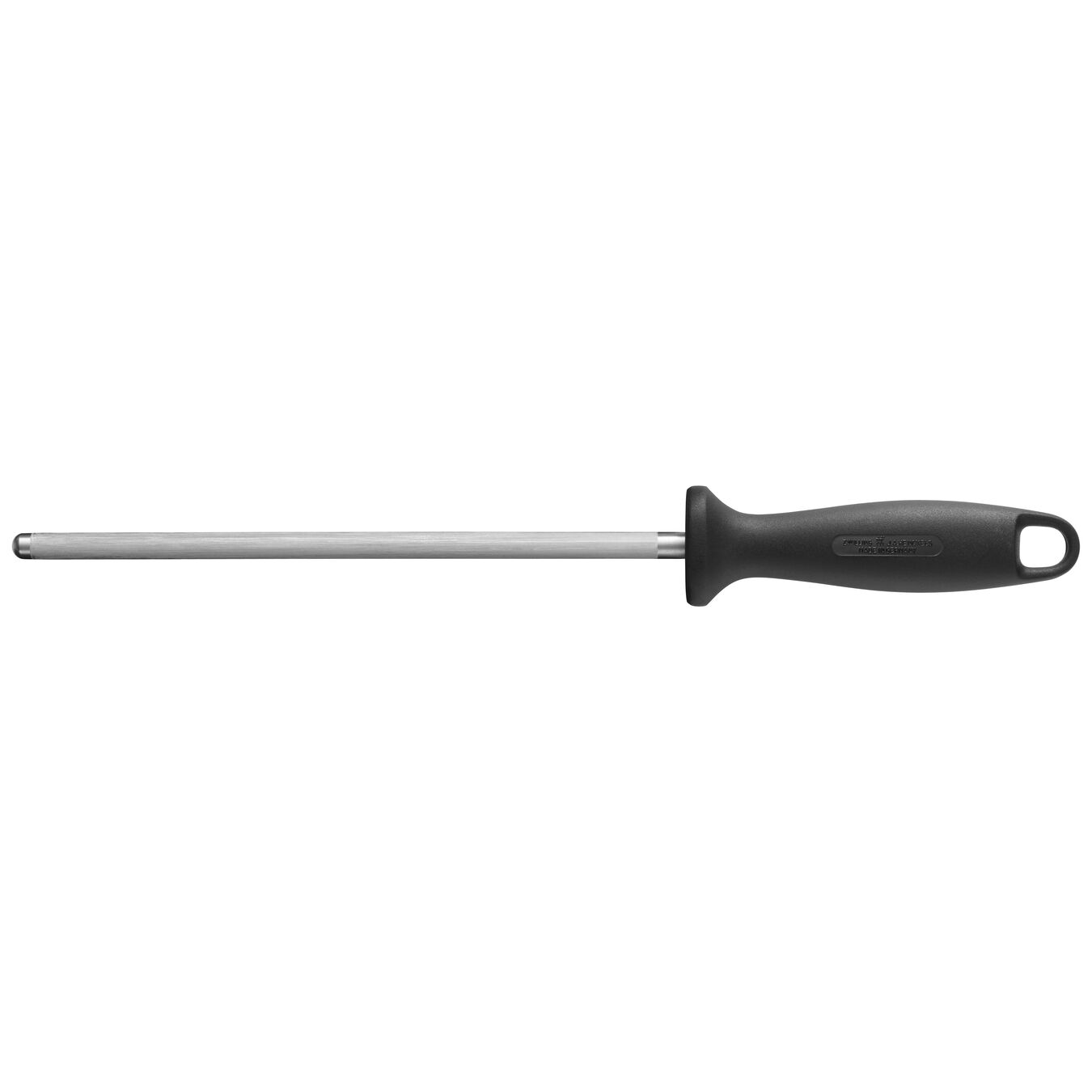 Zwilling 32576-230 Knife Sharpener, Steel Abrasive, Plastic Handle, Black - 1