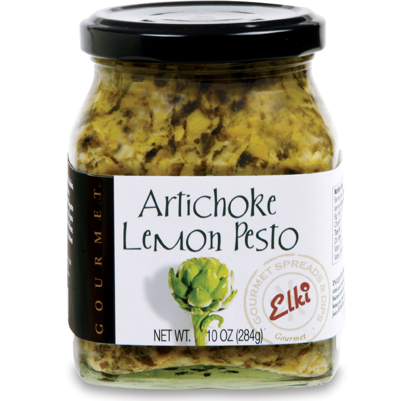 Elki 444E Pesto, Lemon Flavor, 10 oz Jar - 1
