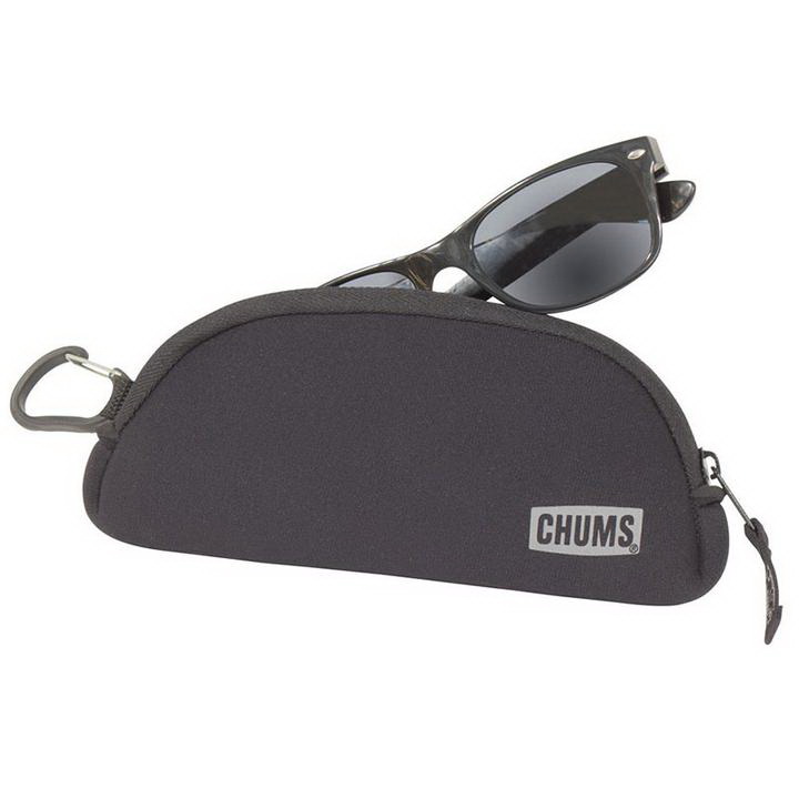 Chums 31090100 Shade Shelter Sunglass Case, Black Case - 1