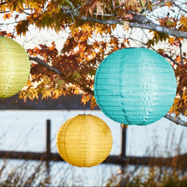 Allsop 31617 Solar Lantern, NiMH Battery, Round, LED Lamp, Marigold, Battery Included: Yes